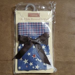 Longaberger 3 in 1 Tote Reversible Shell